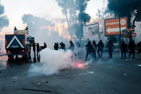 Anti-far right clashes in Naples trigger political storm