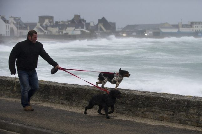 France pummeled by storm winds of over 150km/hr