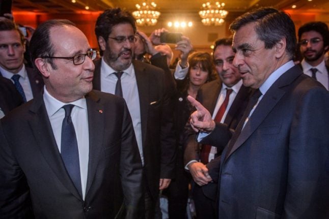 Hollande blasts Fillon over 'untruthful' claim that secret presidential cell leaked scandals