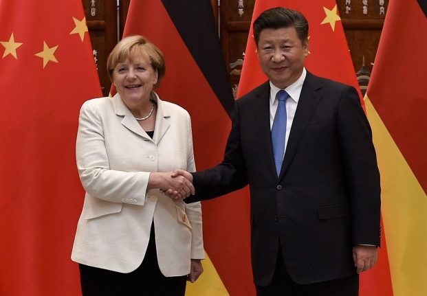 Germany and China to 'fight together' for free trade, says Merkel