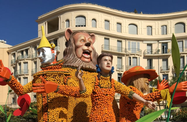 See what the French can do when they blend Broadway and 140 tonnes of citrus fruit