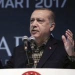 Erdogan likens Germany’s blocking rallies to Nazis