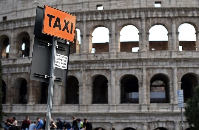 Taxis go on strike across Italy over Uber benefits