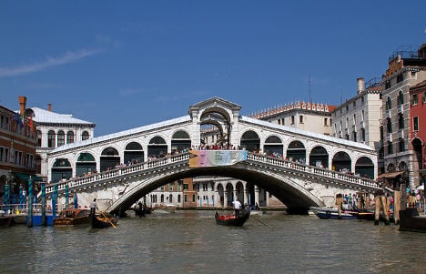 Italian police foil plot to blow up Rialto Bridge in Venice