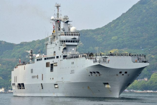 French ship in Japan for naval drill as N.Korea tensions rise