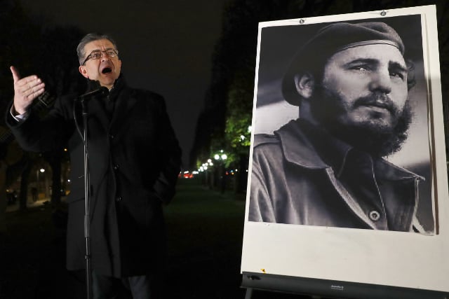 Mélenchon  - the 'French Fidel Castro' - comes under attack as his stock continues to rise