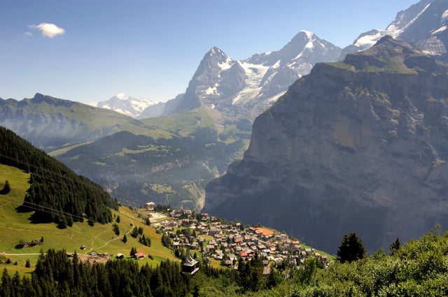 Tourists name baby daughter after Swiss mountain village