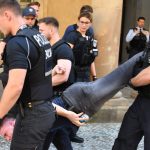 Right-wing protesters try to storm justice ministry over ‘hate speech law’