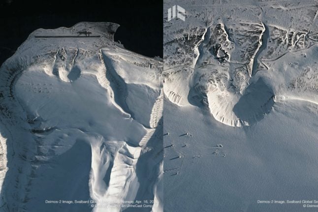 Satellite photos of damaged Svalbard seed vault released