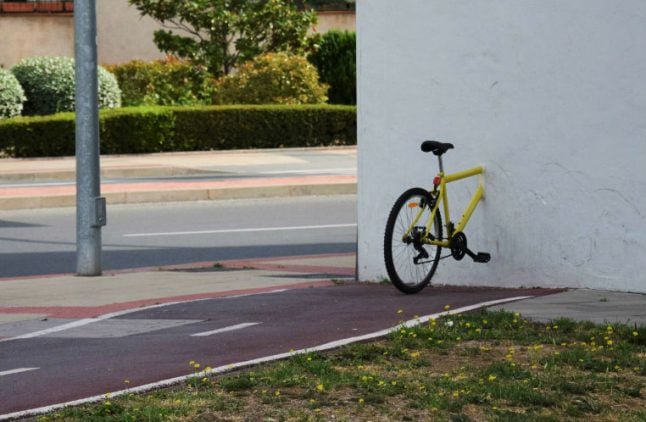 Ghost bikes raise awareness of cycle lane dangers
