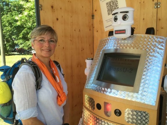 Church creates 'robot priest' to bless visitors in Martin Luther town
