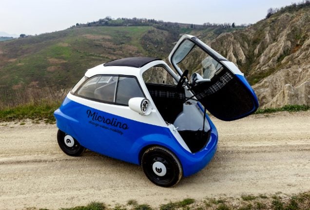 Swiss inventor creates electric vehicle inspired by 1950s ‘bubble car’