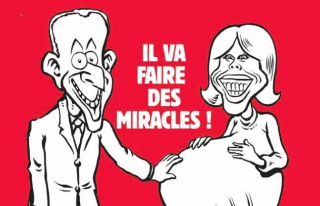 Charlie Hebdo in hot water over 'sexist' cartoon of a pregnant Mrs Macron