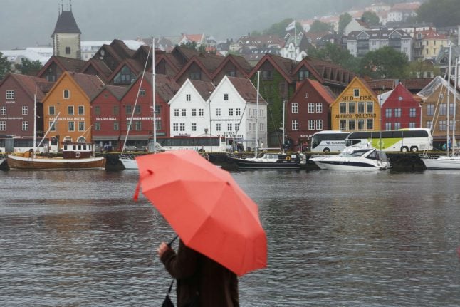 Rainy Norwegian city gets wet weather every single day in June