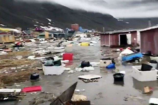 Denmark sends police to Greenland after earthquake and floods