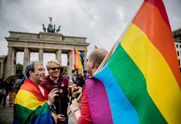 Champagne corks pop in Berlin, as activists celebrate gay marriage victory