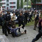 Hundreds of students clash with police over deportation of Afghan classmate