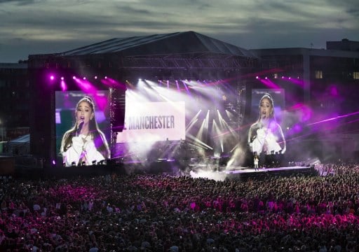 Swiss fans of Ariana Grande gather in support of Manchester victims