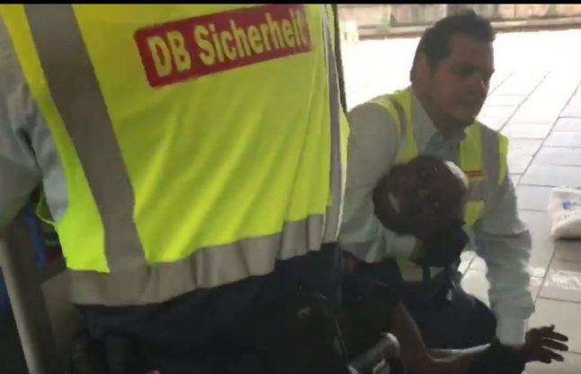 WATCH: Munich security violently drag fare-dodger out of metro train