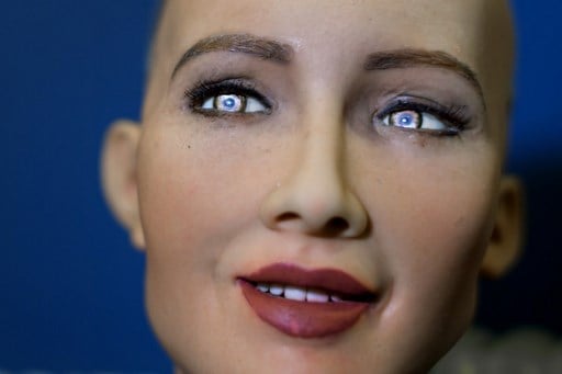 Humanoid robot is star of Geneva conference