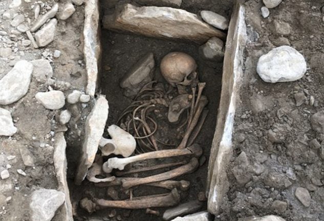 Archaeologists find 7,000-year-old human remains in Swiss city