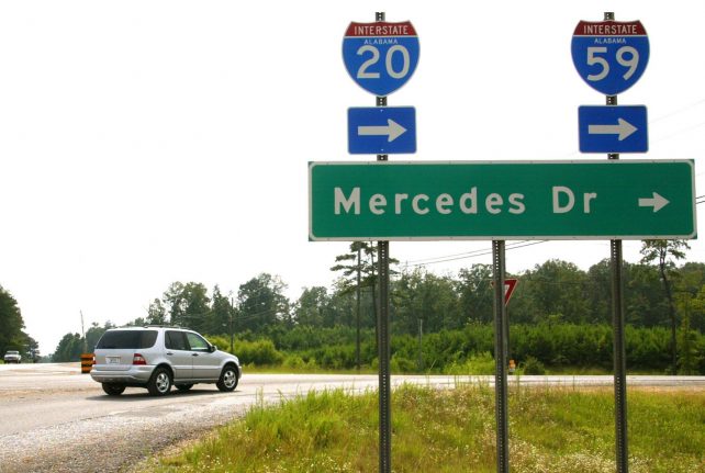 Trump's harsh trade talk on Germany worries Mercedes' Alabama home