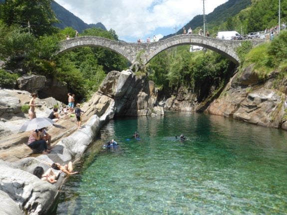 Locals grumble as Italian viral video sends thousands to Swiss village