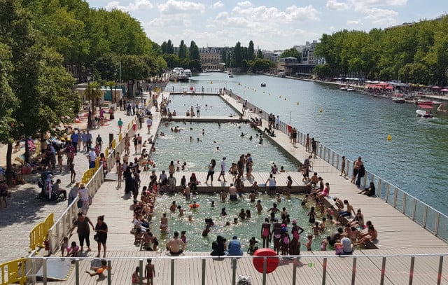 Paris canal swimming pool: Prepare for the algae and long queues