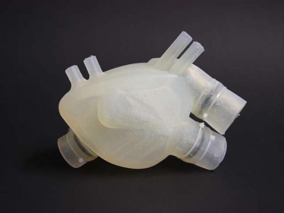 Zurich scientists use 3D printer to create lifelike silicon heart