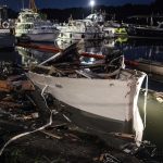 Exploding yacht injures 16 in west German harbour