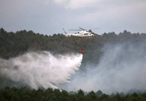 After France and Portugal, Spain battles forest fire