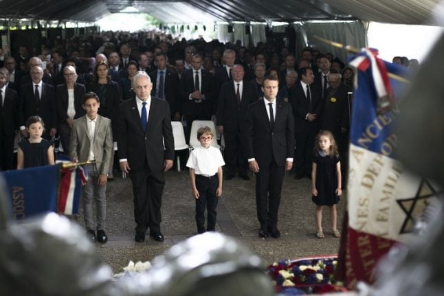Macron reaffirms France's role in the roundup of 13,000 Jews