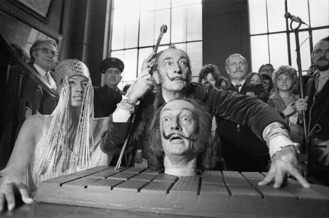 Dalí exhumation: ‘His moustache remains intact – pointing in the ten-past-ten position’
