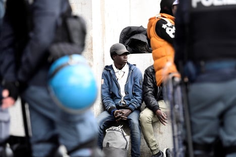 Thirty-six migrants detained outside Milan's central station