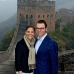 Victoria and her husband Daniel visit the wall of China in 2010Photo: Pontus Lundahl/TT