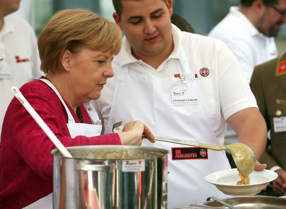 Merkel finally opens up - by letting slip her potato soup secrets