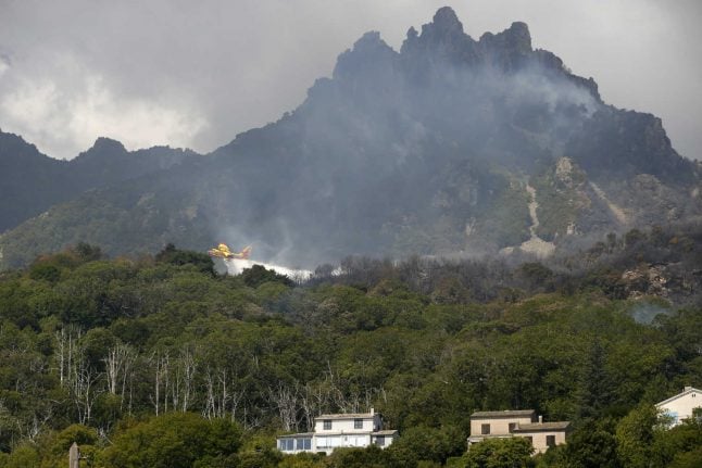 Huge wildfires rage on Corsica