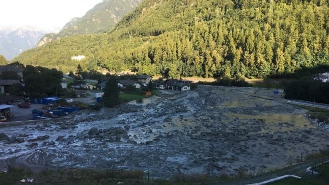 Two Austrians missing after massive Swiss landslide