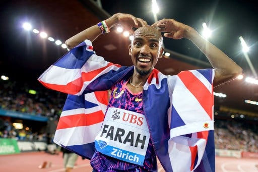 Farah ends track career with victory in Zurich
