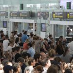 Hellish delays at Barcelona airport as security staff stage strike