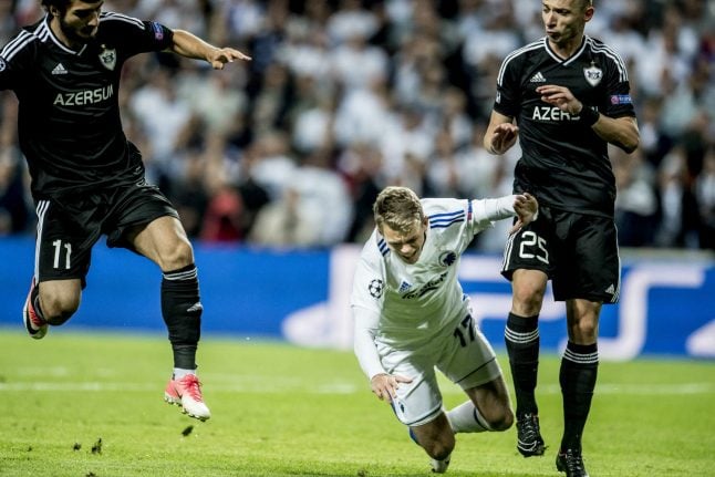 FC Copenhagen lose out on millions after Champions League defeat