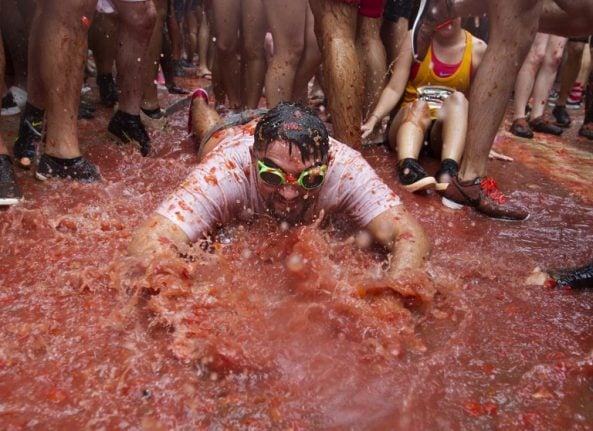 IN PICS: This is what the world's biggest food fight looks like