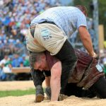 Swiss wrestling (Schwingen) is a highlight of the festival and the culmination of the season's competition. Photo: Photo: Andy Mettler/Swiss-image.ch
