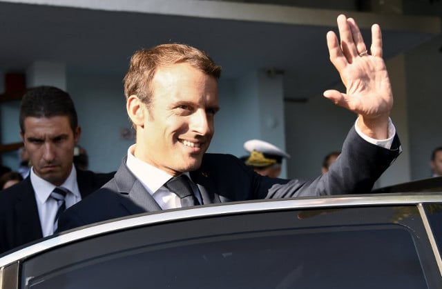 Macron faces big foreign policy week ahead as approval ratings slide