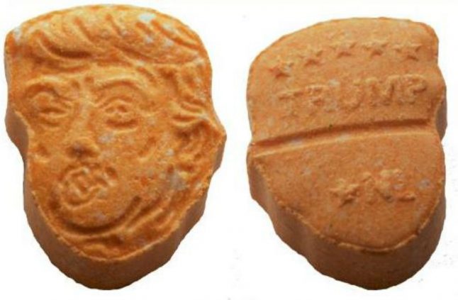 Huge stash of Trump-shaped ecstasy pills seized in north Germany