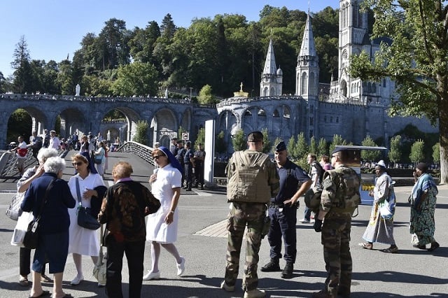 High security in Lourdes ahead of annual pilgrimage