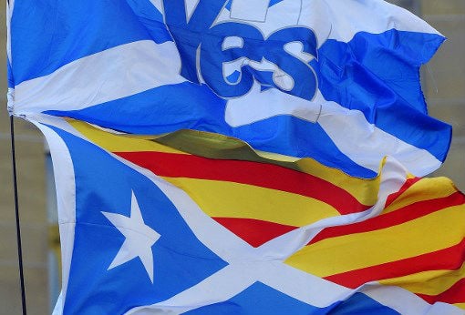 'We are Catalans': Scots voice referendum solidarity