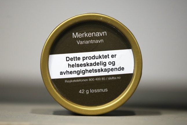 Swedish snus company sues Norwegian state over neutral packaging