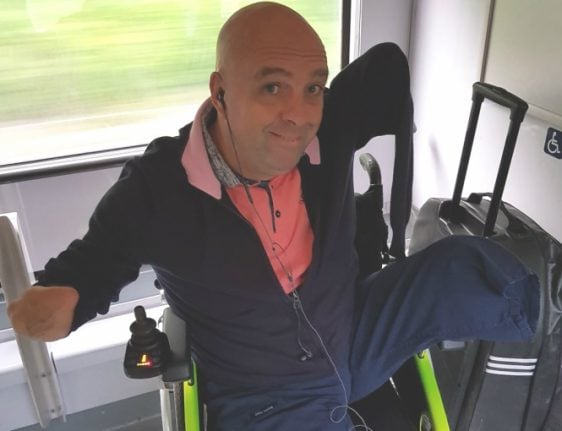 French train inspector demands limbless man prove he's disabled