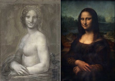 French convinced they have unearthed nude sketch of Mona Lisa